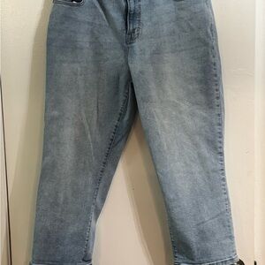 Light Blue capri pant 12